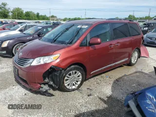 2016 Toyota Sienna XLE z VIN 5TDYK3DC5GS740072, wystawiony jako Copart lot #56295485 z przebiegiem 145 139 mil mil oraz Nie do naprawy • Non repairable. Historia ofert i sprzedaży dostępna na DreamBid. Obrazek 1.
