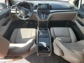 2023 Honda Odyssey EX-L with VIN 5FNRL6H62PB013130, listed as a Copart auction lot 48865155 with 45,152 mi miles and Salvage Title. Bid and sale history available at carsss.com. Image 8.