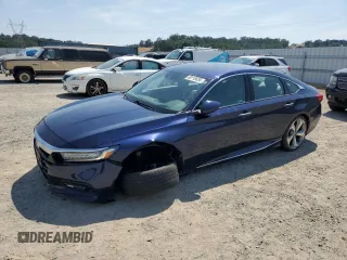 2018 Honda Accord Touring z VIN 1HGCV1F9XJA062738, wystawiony jako Copart lot #60115035 z przebiegiem 93 548 mil mil oraz Szkoda całkowita • Salvage title. Historia ofert i sprzedaży dostępna na DreamBid. Obrazek 1.