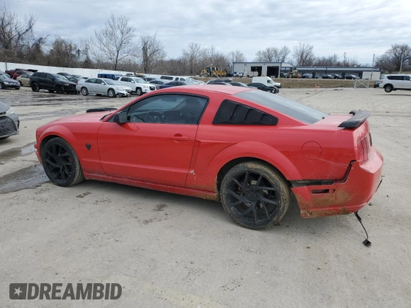 2009 Ford Mustang with VIN 1ZVHT80N895129590, listed as a Copart auction lot 46162455 with 145,096 mi miles and Salvage Title. Bid and sale history available at carsss.com. Image 2.