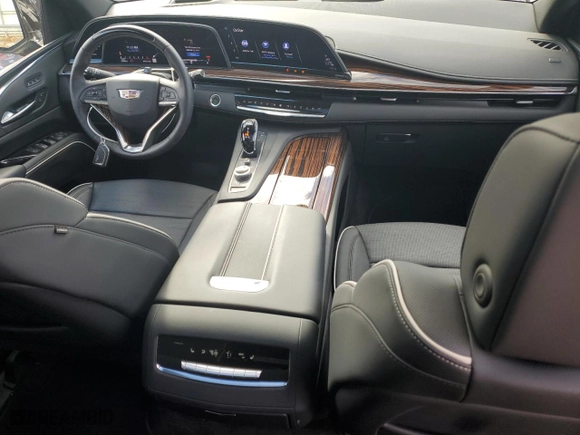 2024 Cadillac Escalade Premium Luxury with VIN 1GYS4BKL1RR181502, listed as a Copart auction lot 77155704 with 6,588 mi miles and Salvage Title. Bid and sale history available at carsss.com. Image 8.