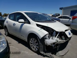 2016 Nissan LEAF S with VIN 1N4BZ0CP2GC314156, listed as a Copart auction lot 61503983 with 44,804 mi miles. Bid and sale history available at carsss.com. Image 4.
