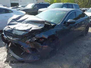 2014 Mazda 6 i Touring with VIN JM1GJ1V55E1105267, listed as a IAAI auction lot 41983743 with 159,266 mi miles. Bid and sale history available at carsss.com. Image 2.