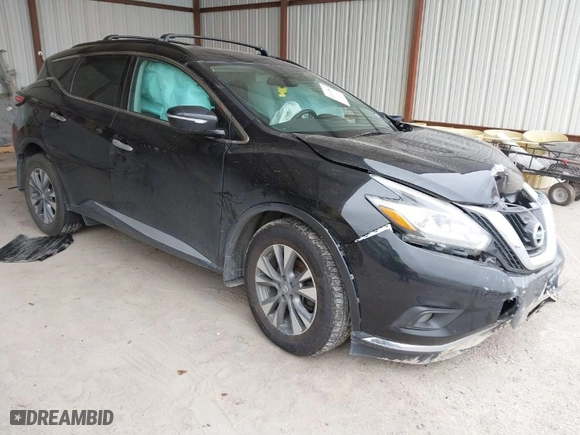 2015 Nissan Murano Platinum with VIN 5N1AZ2MH6FN265650, listed as a IAAI auction lot 41612842 with 1 mi miles. Bid and sale history available at carsss.com. Image 1.