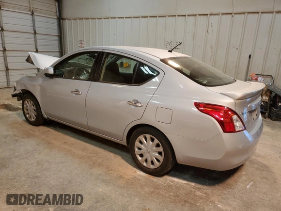 2014 Nissan Versa SV with VIN 3N1CN7AP4EK462163, listed as a Copart auction lot 50093255 with 46,680 mi miles and Salvage Title. Bid and sale history available at DreamBid. Image 2.
