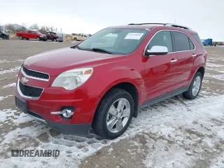 2013 Chevrolet Equinox LTZ with VIN 1GNFLGEK1DZ104011, listed as a IAAI auction lot 41424044 with 118,893 mi miles. Bid and sale history available at carsss.com. Image 2.