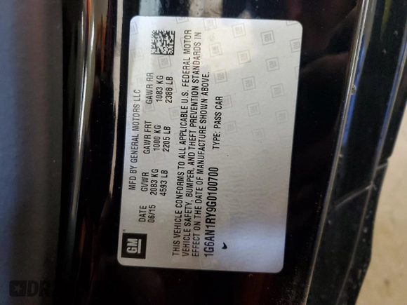 2016 Cadillac ATS-V z VIN 1G6AN1RY9G0100700, wystawiony jako Copart lot #75638324 z przebiegiem 59 509 mil mil oraz Szkody całkowita. Historia ofert i sprzedaży dostępna na DreamBid. Obrazek 13.