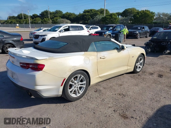 2019 Chevrolet Camaro 1LT with VIN 1G1FB3DS8K0117600, listed as a IAAI auction lot 41174936 with 110,273 mi miles. Bid and sale history available at carsss.com. Image 4.