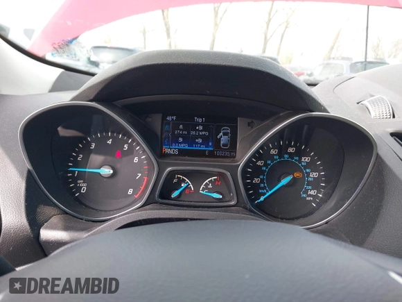 2014 Ford Escape SE with VIN 1FMCU0GX8EUA49818, listed as a IAAI auction lot 41903815 with 100,235 mi miles. Bid and sale history available at carsss.com. Image 7.