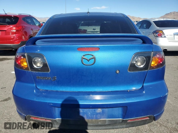 2005 Mazda 3 s with VIN JM1BK323351282552, listed as a Copart auction lot 45312605 with 214,636 mi miles and Salvage Title. Bid and sale history available at carsss.com. Image 6.