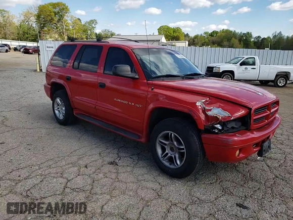 2001 Dodge Durango with VIN 1B4HS28Z71F635773, listed as a Copart auction lot 53353665 with 176,290 mi miles and Salvage Title. Bid and sale history available at carsss.com. Image 12.