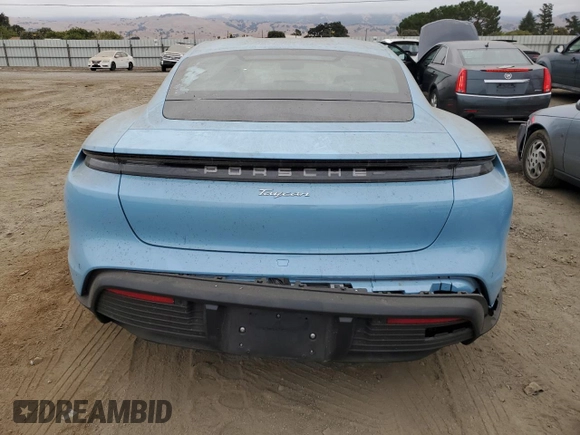2024 Porsche Taycan with VIN WP0AA2Y14RSA12182, listed as a Copart auction lot 68667294 with 4,283 mi miles and Salvage title. Bid and sale history available at DreamBid. Image 6.