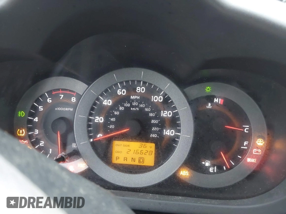 2007 Toyota RAV4 Limited with VIN JTMZK31V776003448, listed as a IAAI auction lot 41504699 with 216,628 mi miles. Bid and sale history available at carsss.com. Image 7.
