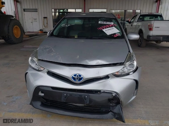 2017 Toyota Prius v Two with VIN JTDZN3EU9HJ070219, listed as a IAAI auction lot 41358297 with 209,303 mi miles. Bid and sale history available at carsss.com. Image 6.
