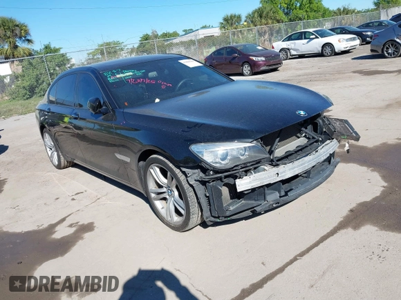 2014 BMW 7 Series ALPINA B7 with VIN WBAYE8C54ED135280, listed as a IAAI auction lot 41808186 with 76,786 mi miles. Bid and sale history available at carsss.com. Image 1.