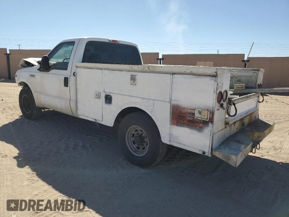 2002 Ford Super Duty F-250 XL with VIN 1FTNF20L72EB14450, listed as a Copart auction lot 43184425 with 0 mi miles and Salvage Title. Bid and sale history available at carsss.com. Image 2.