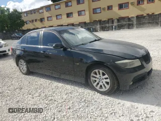 2007 BMW 3 Series 328xi with VIN WBAVC93567KX55335, listed as a Copart auction lot 60911515 with 175,798 mi miles and Salvage title. Bid and sale history available at DreamBid. Image 4.