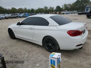 2018 BMW 4 Series 430i with VIN WBA4Z1C51JEC72744, listed as a Copart auction lot 50560525 with 73,829 mi miles and Salvage Title. Bid and sale history available at carsss.com. Image 2.
