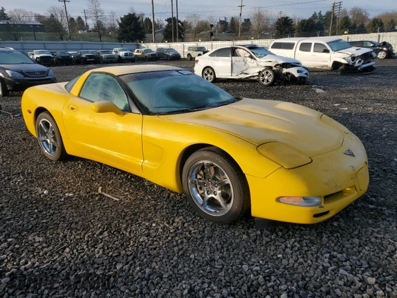1998 Chevrolet Corvette with VIN 1G1YY22G8W5128394, listed as a Copart auction lot 42410835 with 113,442 mi miles and Salvage Title. Bid and sale history available at carsss.com. Image 4.
