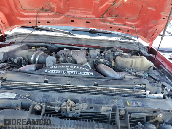 2008 Ford F-350 XL with VIN 1FTWW31R48ED35719, listed as a Copart auction lot 56418465 with 148,666 mi miles and Salvage title. Bid and sale history available at DreamBid. Image 11.