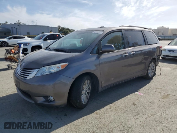 2011 Toyota Sienna XLE AAS with VIN 5TDYK3DC9BS012084, listed as a Copart auction lot 53740365 with 141,440 mi miles and Salvage Title. Bid and sale history available at DreamBid. Image 1.
