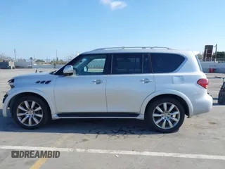 2012 Infiniti QX56 7-passenger with VIN JN8AZ2NF9C9517238, listed as a IAAI auction lot 42040522 with 165,088 mi miles. Bid and sale history available at carsss.com. Image 15.