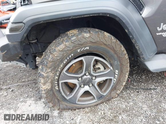 2019 Jeep Wrangler Unlimited Sport S с VIN 1C4HJXDG6KW571640, выставлен на аукционе IAAI как лот 42299078 с пробегом 51 928 миль миль и . История ставок и продаж доступна на DreamBid. Изображение 6.