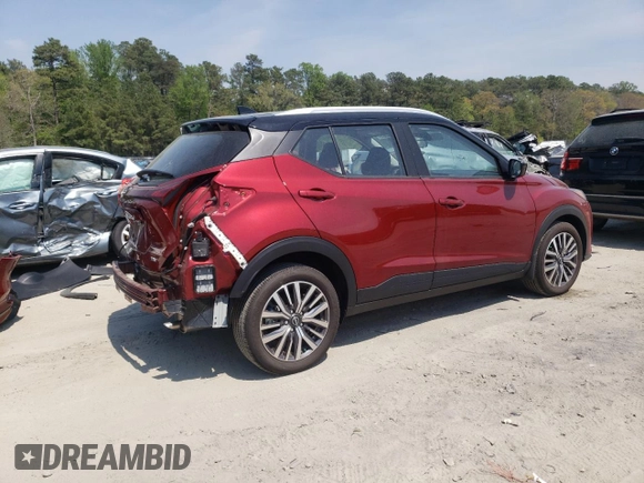 2024 Nissan Kicks SV with VIN 3N1CP5CVXRL560219, listed as a Copart auction lot 53769305 with 2,071 mi miles and Salvage Title. Bid and sale history available at DreamBid. Image 3.