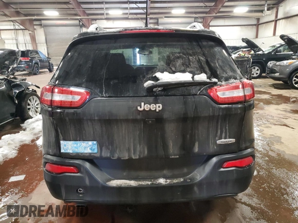 2014 Jeep Cherokee Latitude with VIN 1C4PJLCB6EW275094, listed as a Copart auction lot 45627785 with 169,391 mi miles and Salvage Title. Bid and sale history available at carsss.com. Image 6.