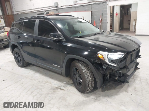 2021 GMC Terrain SLE with VIN 3GKALTEV9ML317855, listed as a IAAI auction lot 41729570 with 41,116 mi miles and . Bid and sale history available at carsss.com. Image 1.