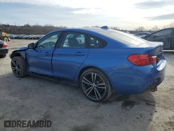 2016 BMW 4 Series 428i xDrive with VIN WBA4C9C50GG135644, listed as a Copart auction lot 45913995 with 56,297 mi miles and Salvage Title. Bid and sale history available at DreamBid. Image 2.