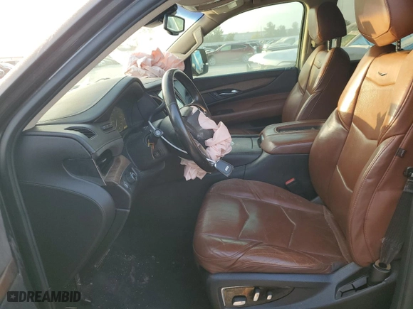 2015 Cadillac Escalade Premium with VIN 1GYS3NKJ2FR722538, listed as a Copart auction lot 77674394 with 130,718 mi miles and Salvage Title. Bid and sale history available at carsss.com. Image 7.