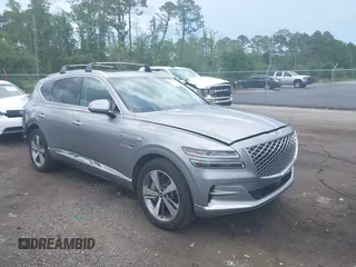2023 Genesis GV80 z VIN KMUHCESCXPU133511, wystawiony jako IAAI lot #42486556 z przebiegiem 38 988 mil mil oraz . Historia ofert i sprzedaży dostępna na DreamBid. Obrazek 1.