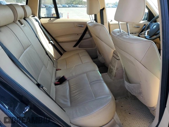 2007 BMW X3 3.0si with VIN WBXPC93417WF06801, listed as a Copart auction lot 50494215 with 160,283 mi miles and Salvage Title. Bid and sale history available at carsss.com. Image 11.