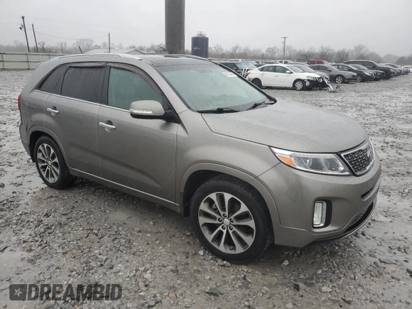 2014 Kia Sorento SX Limited with VIN 5XYKW4A75EG527351, listed as a Copart auction lot 89175405 with 201,631 mi miles and Salvage Title. Bid and sale history available at carsss.com. Image 4.