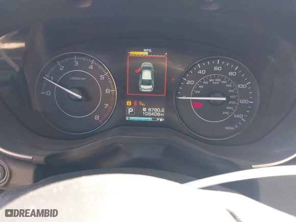 2019 Subaru Impreza Premium with VIN 4S3GKAD65K3627534, listed as a IAAI auction lot 41764771 with 106,408 mi miles. Bid and sale history available at carsss.com. Image 7.