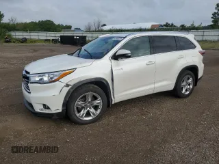 2014 Toyota Highlander Limited с VIN 5TDDCRFH6ES006058, выставлен на аукционе Copart как лот 63468055 с пробегом 53 944 миль миль и Списание • Salvage title. История ставок и продаж доступна на DreamBid. Изображение 1.