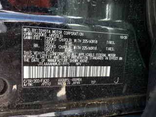 2021 Toyota Venza LE with VIN JTEAAAAH6MJ018915, listed as a Copart auction lot 39748543 with 40,431 mi miles. Bid and sale history available at carsss.com. Image 13.