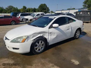 2005 Honda Accord Cpe LX V6 SE with VIN 1HGCM82425A016199, listed as a Copart auction lot 74949244 with 206,144 mi miles and Salvage Title. Bid and sale history available at carsss.com. Image 1.