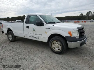 2014 Ford F-150 XL with VIN 1FTMF1CM4EKD78497, listed as a Copart auction lot 48107555 with 145,731 mi miles and Clean Title. Bid and sale history available at carsss.com. Image 4.