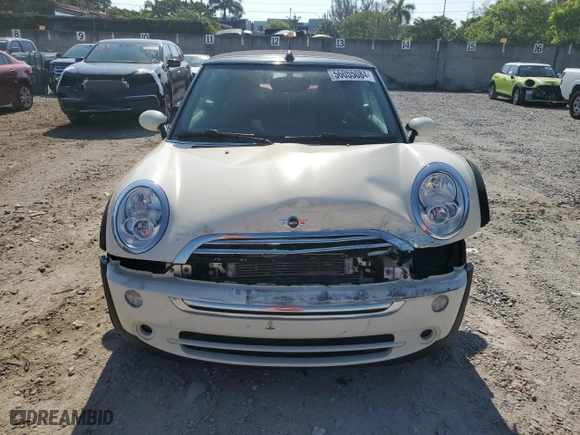 2008 MINI Cooper Convertible with VIN WMWRF335X8TG18063, listed as a Copart auction lot 56055084 with 71,474 mi miles and Salvage Title. Bid and sale history available at carsss.com. Image 5.