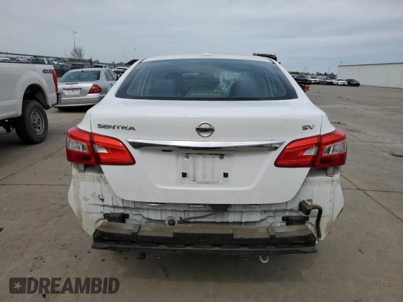 2017 Nissan Sentra SV with VIN 3N1AB7AP8HL636993, listed as a Copart auction lot 49908205 with 204,934 mi miles and Salvage Title. Bid and sale history available at carsss.com. Image 6.