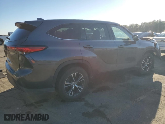 2021 Toyota Highlander L with VIN 5TDZZRAH0MS038093, listed as a Copart auction lot 46149845 with 79,664 mi miles and Salvage title. Bid and sale history available at DreamBid. Image 3.