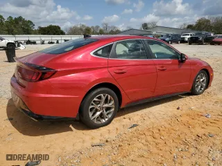 2020 Hyundai Sonata SEL with VIN 5NPEF4JA7LH052817, listed as a Copart auction lot 47999855 with 0 mi miles and Salvage Title. Bid and sale history available at carsss.com. Image 3.