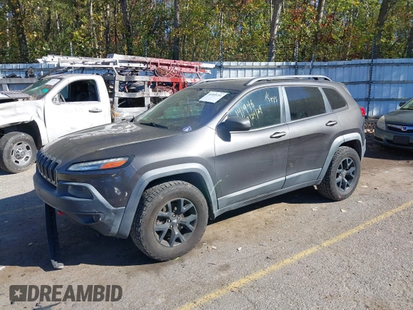 2014 Jeep Cherokee Trailhawk with VIN 1C4PJMBB0EW237741, listed as a IAAI auction lot 40505251 with 139,883 mi miles and . Bid and sale history available at DreamBid. Image 17.