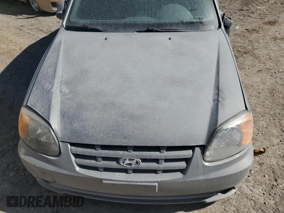 2003 Hyundai Accent GL with VIN KMHCG45C13U455449, listed as a Copart auction lot 42625285 with 0 mi miles and Salvage Title. Bid and sale history available at carsss.com. Image 11.