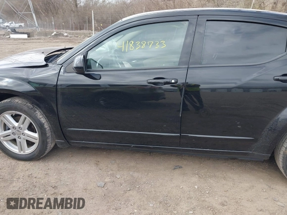 2013 Dodge Avenger SXT with VIN 1C3CDZCG5DN741112, listed as a IAAI auction lot 41838733 with 179,000 mi miles and . Bid and sale history available at carsss.com. Image 14.