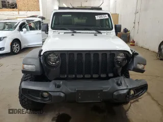 2022 Jeep Wrangler Unlimited Willys with VIN 1C4HJXDM0NW244953, listed as a Copart auction lot 71495154 with 14,577 mi miles and Salvage Title. Bid and sale history available at DreamBid. Image 5.