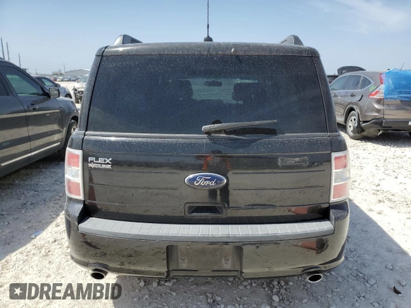 2013 Ford Flex SE with VIN 2FMGK5B84DBD19703, listed as a Copart auction lot 48289385 with 148,237 mi miles and Salvage Title. Bid and sale history available at carsss.com. Image 6.