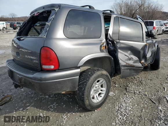 2003 Dodge Durango SLT with VIN 1D8HS48Z73F537376, listed as a Copart auction lot 43917095 with Not Provided miles and Salvage Title. Bid and sale history available at DreamBid. Image 3.